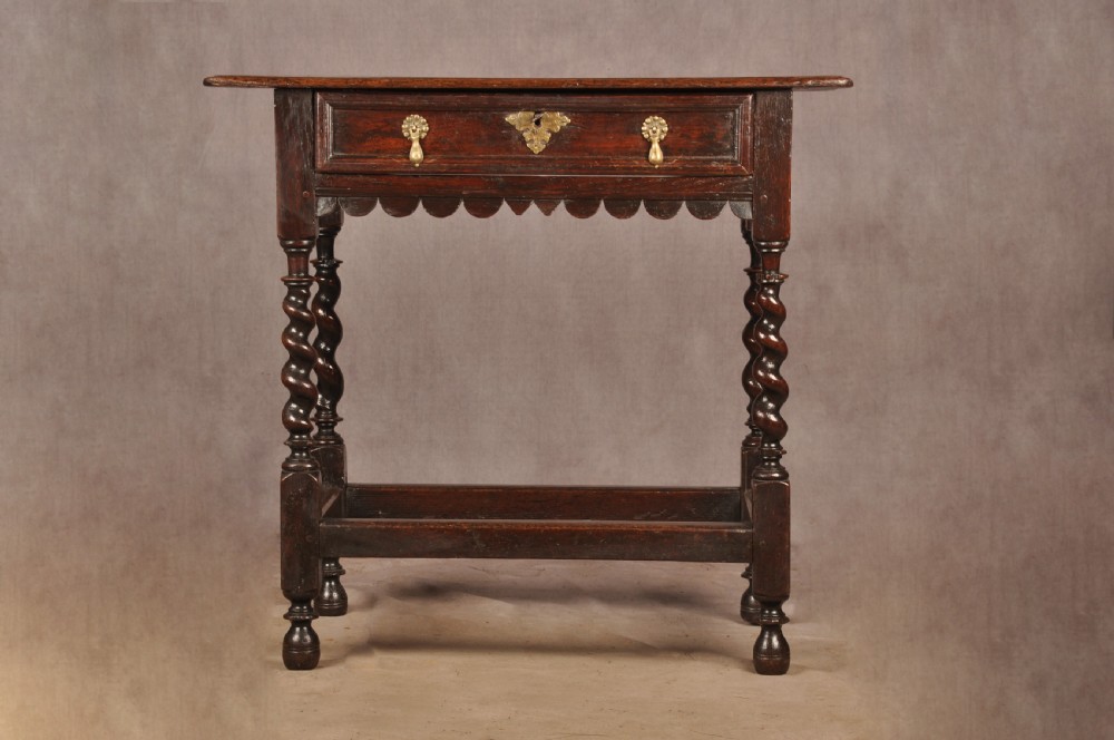 Small 17th Century Oak Side Table View III
