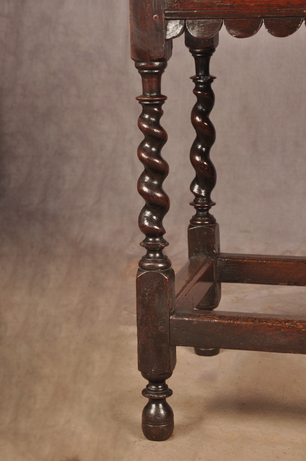 Small 17th Century Oak Side Table View IV