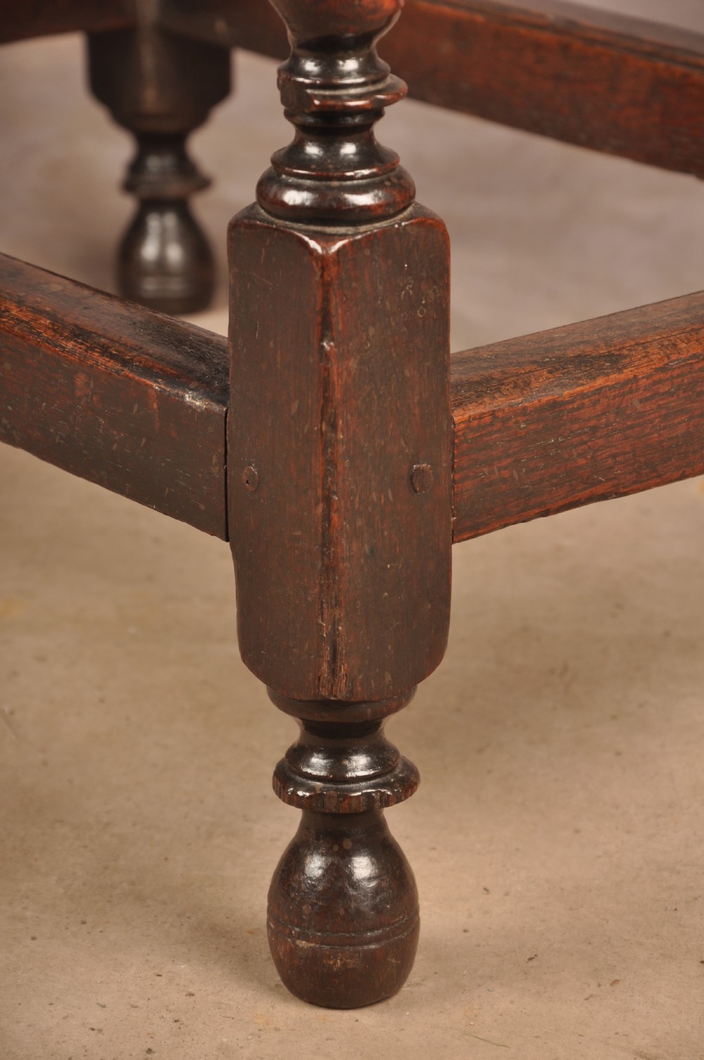 Small 17th Century Oak Side Table View IX