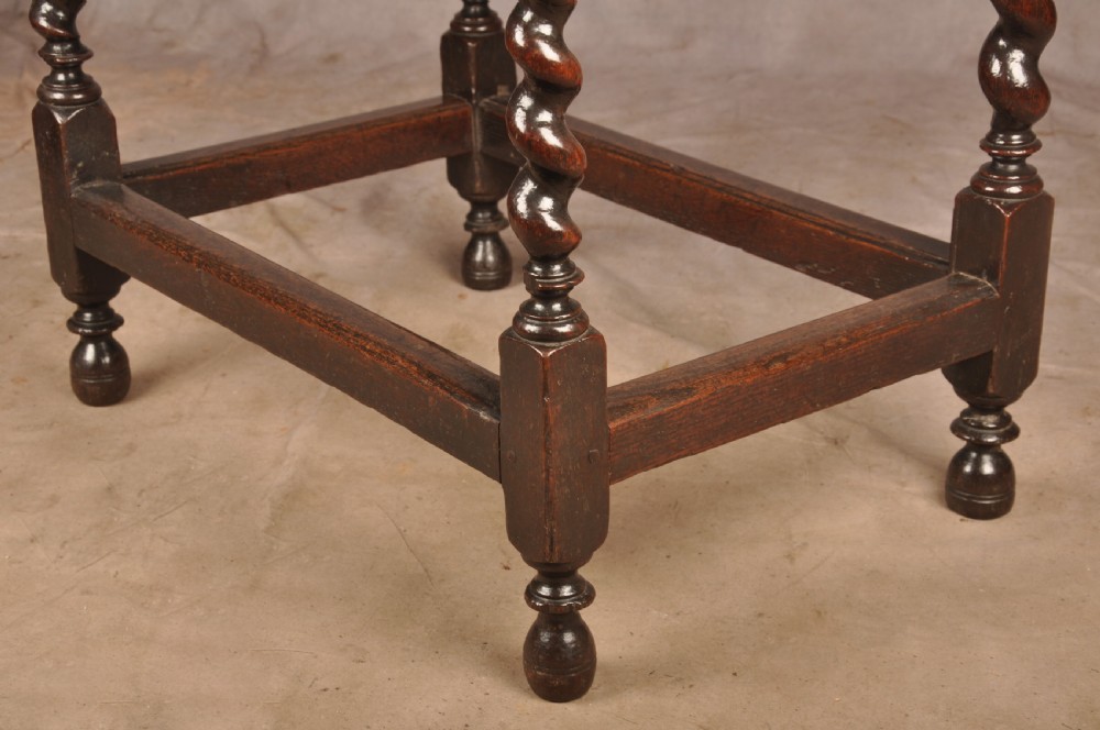 Small 17th Century Oak Side Table View X