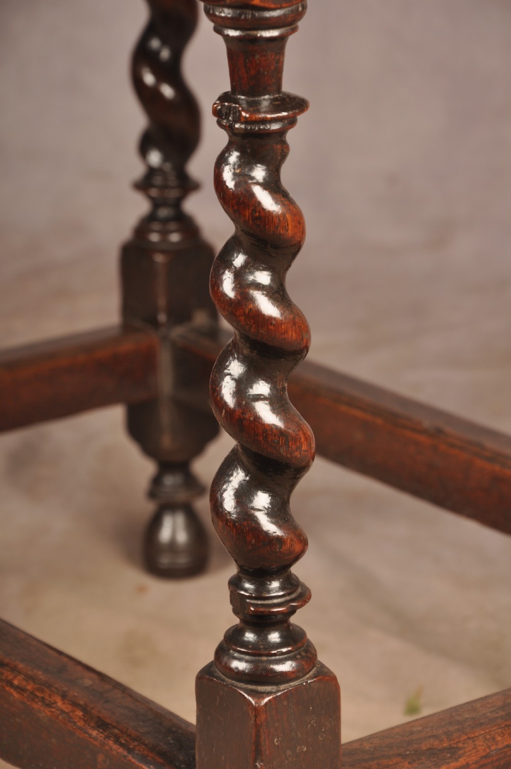 Small 17th Century Oak Side Table View XI