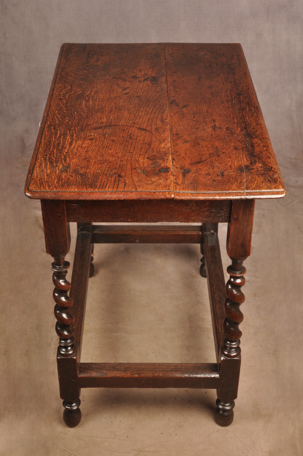 Small 17th Century Oak Side Table View XIII