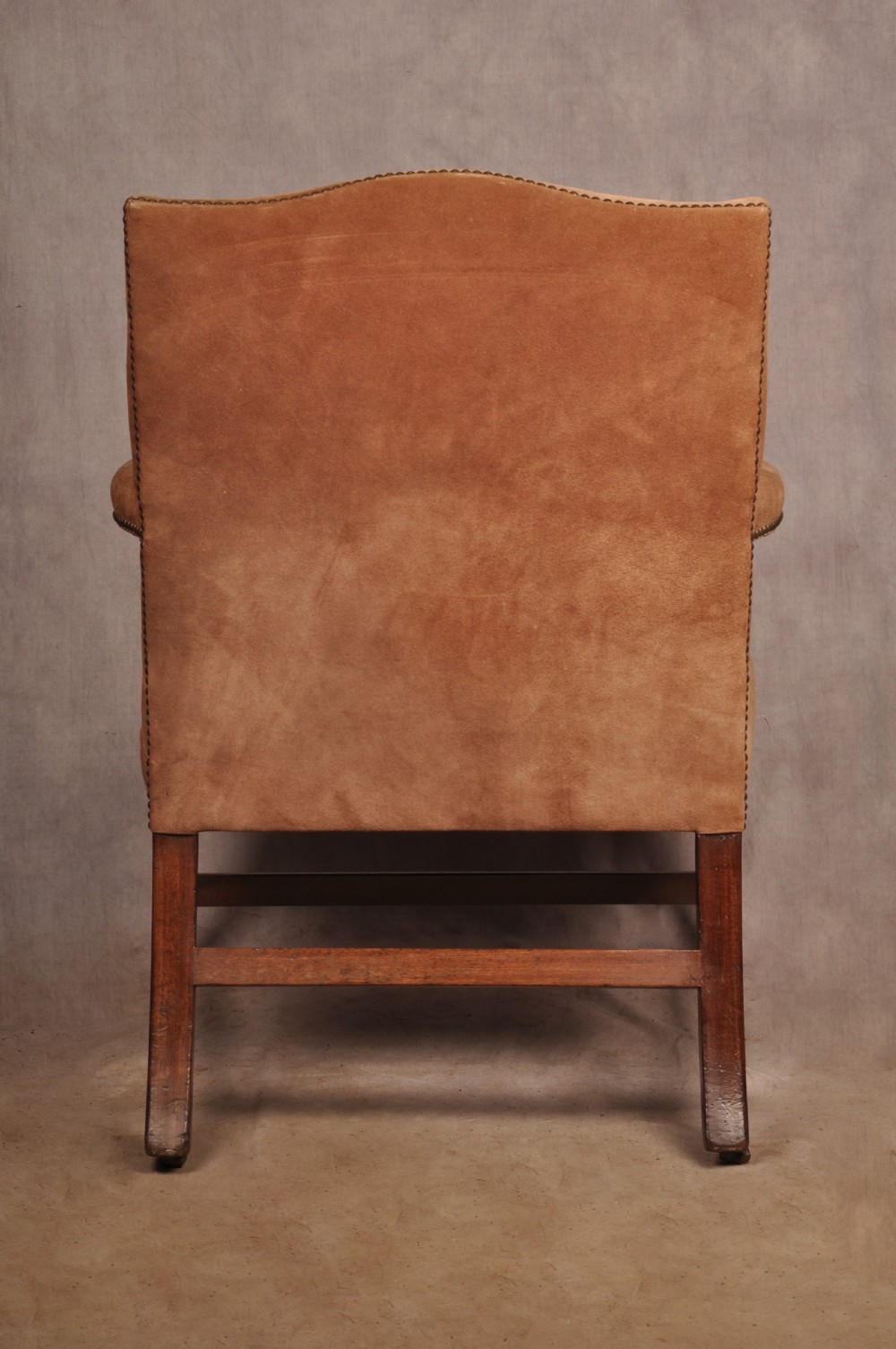 Fine 18th Century Mahogany Gainsborough Library Armchair  View XII