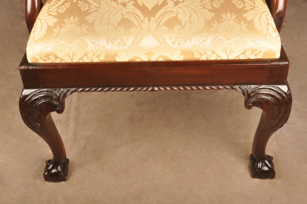 Fine George II Mahogany Armchair View V