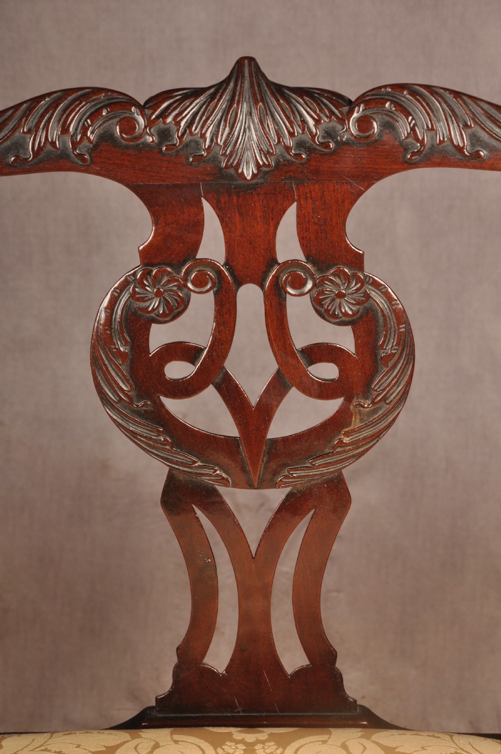 Fine George II Mahogany Armchair View VI