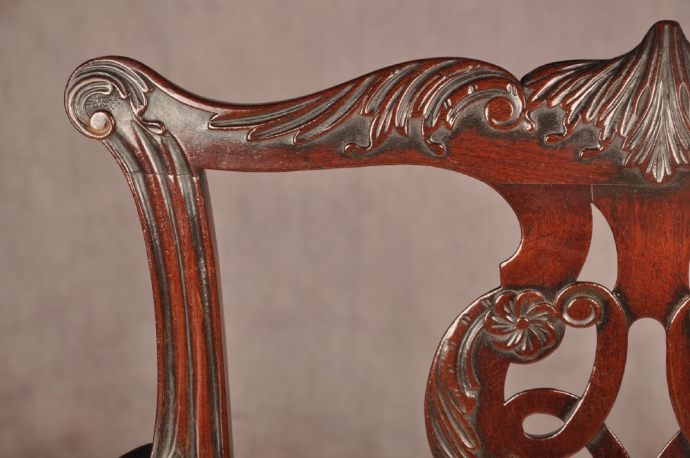 Fine George II Mahogany Armchair View IX