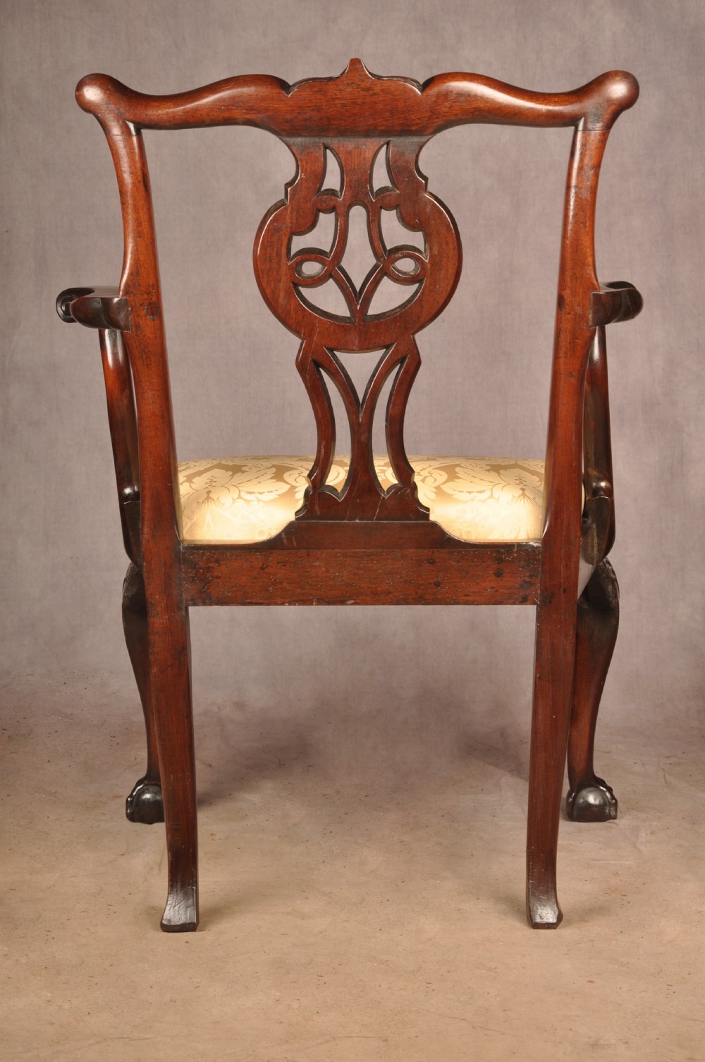 Fine George II Mahogany Armchair View X