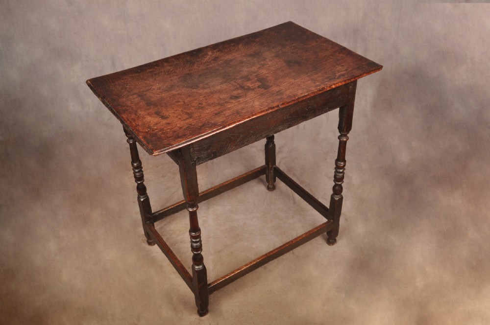 Rare 17th Century Oak Centre Table