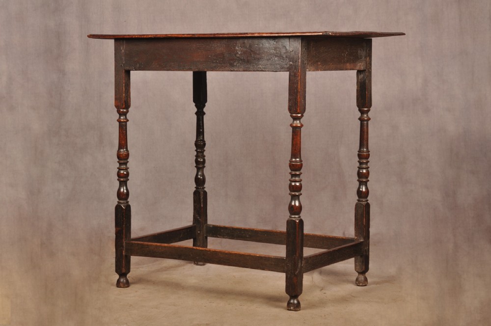 Rare 17th Century Oak Centre Table View V