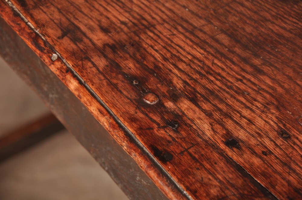 Rare 17th Century Oak Centre Table View IX