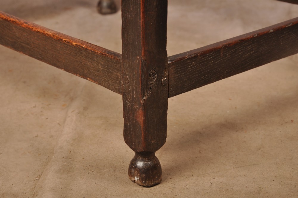 Rare 17th Century Oak Centre Table View XIII