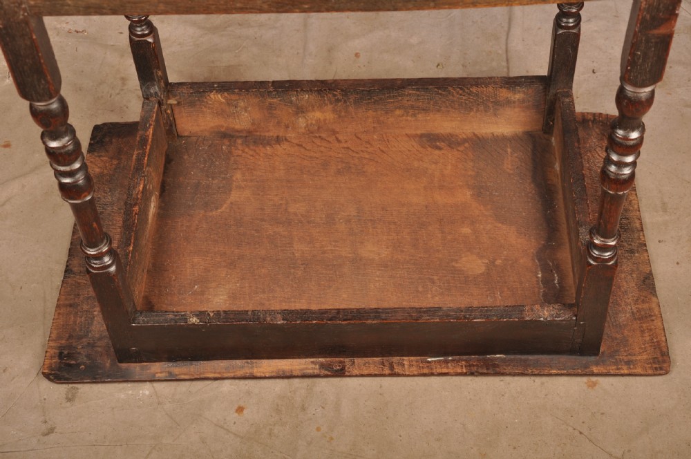 Rare 17th Century Oak Centre Table View XVI