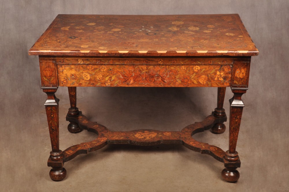 A Magnificent 17th Century Dutch Marquetry Centre Table  View IV