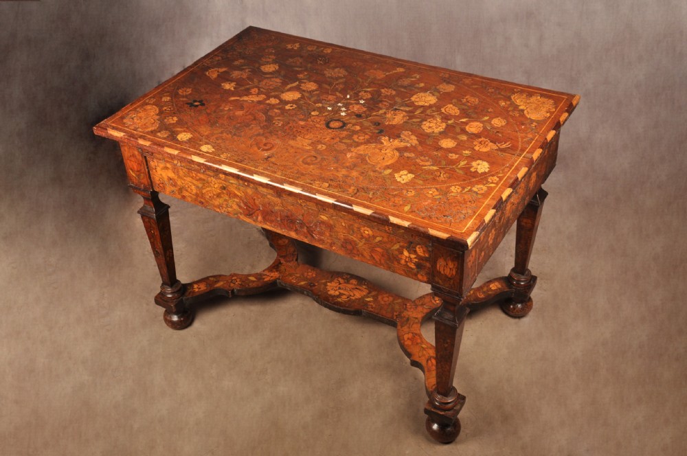 A Magnificent 17th Century Dutch Marquetry Centre Table  View XVI