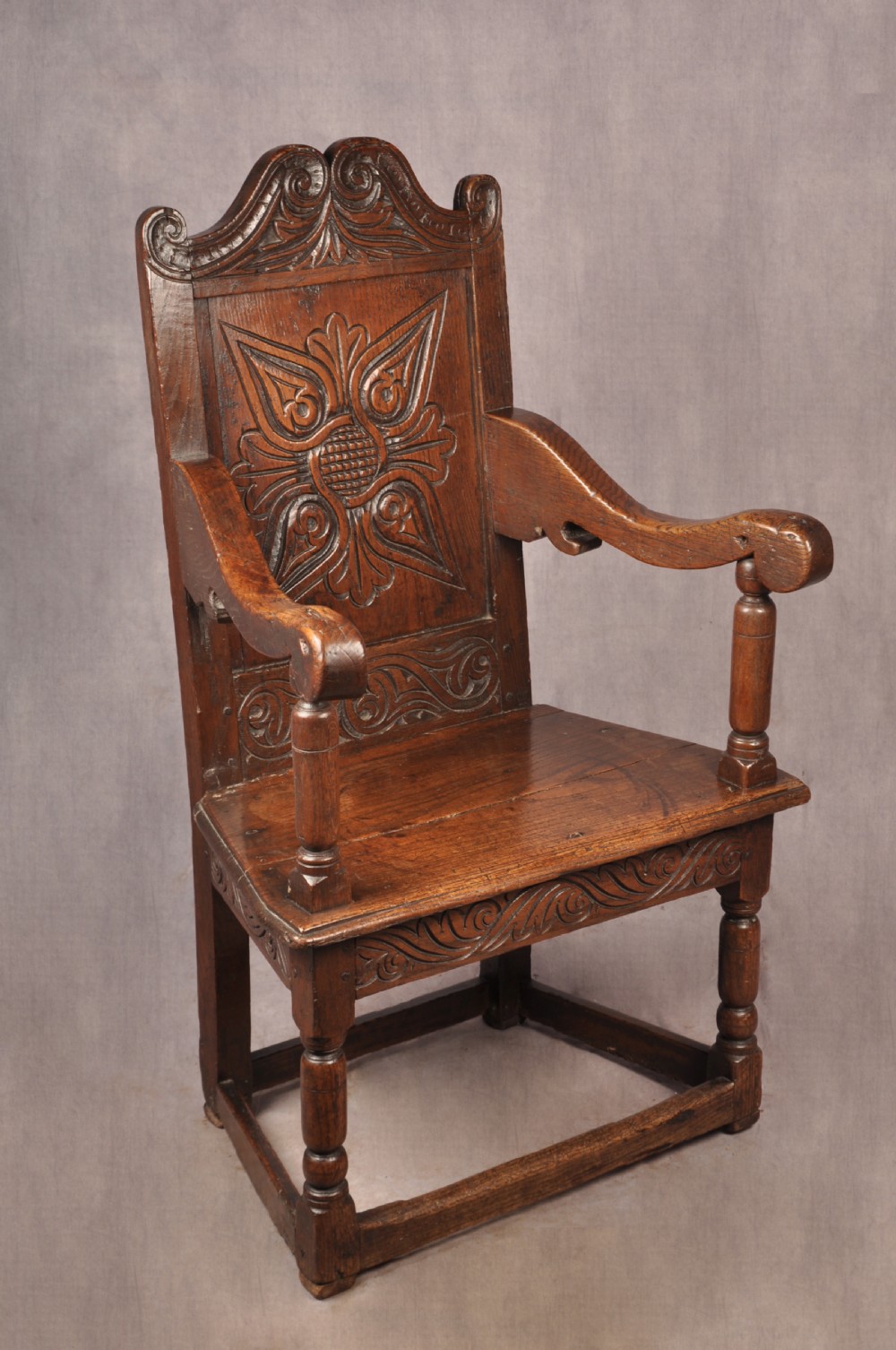 17th Century Oak Wainscot Chair