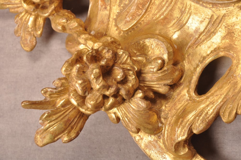 18th Century Chippendale Rococo Giltwood Mirror  View VI