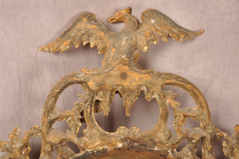 18th Century Chippendale Rococo Giltwood Mirror  View X
