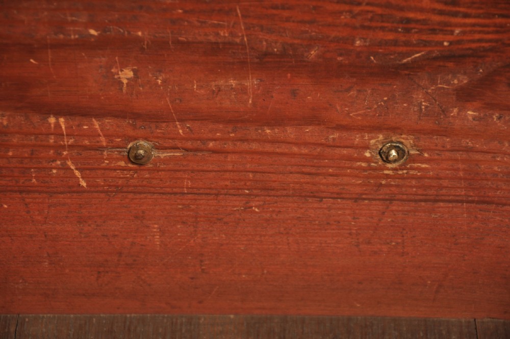 An 18th-century Georgian mahogany chest-on-chest featuring a two-part construction with brass swan-neck handles and bracket feet. View IX