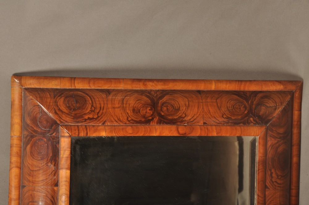 A Rare 17th Century Olive Wood Oyster Mirror View III