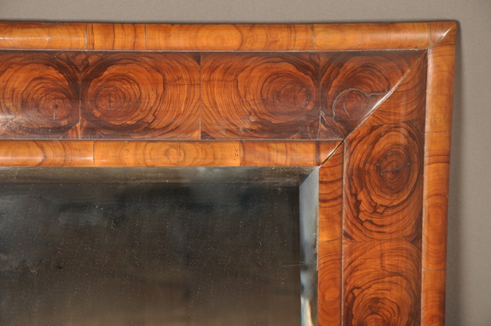 A Rare 17th Century Olive Wood Oyster Mirror View IV