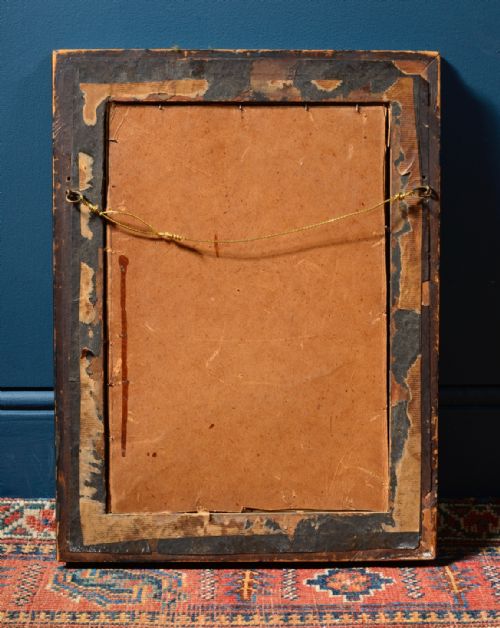 CHINESE PAINTING OF A FEMALE COURT ATTENDANT ROSEWOOD FRAME LATE 19TH C - ADDITIONAL PHOTO 3