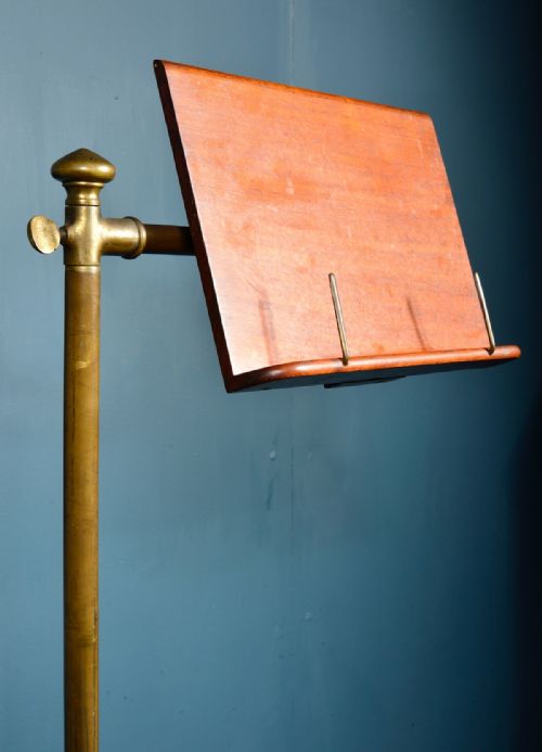VICTORIAN 'LITERARY MACHINE' ADJUSTABLE LIBRARY READING STAND BY CARTERS C1890 - ADDITIONAL PHOTO 1