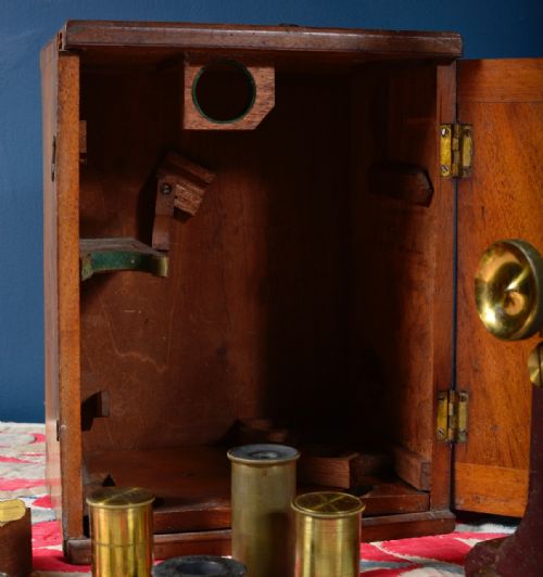 BRASS MICROSCOPE BY S B SOLOMONS 39 ALBERMARLE STREET LONDON C1870 - ADDITIONAL PHOTO 8