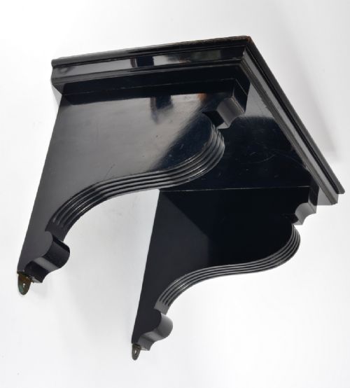 ebonised wall display bracket c1900 - CATEGORY: ANTIQUE MISCELLANEOUS - DATED 1900