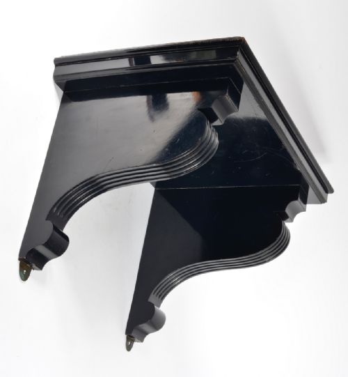 EBONISED WALL DISPLAY BRACKET C1900 - ADDITIONAL PHOTO 1