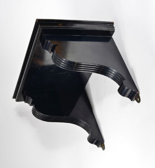 EBONISED WALL DISPLAY BRACKET C1900 - ADDITIONAL PHOTO 2