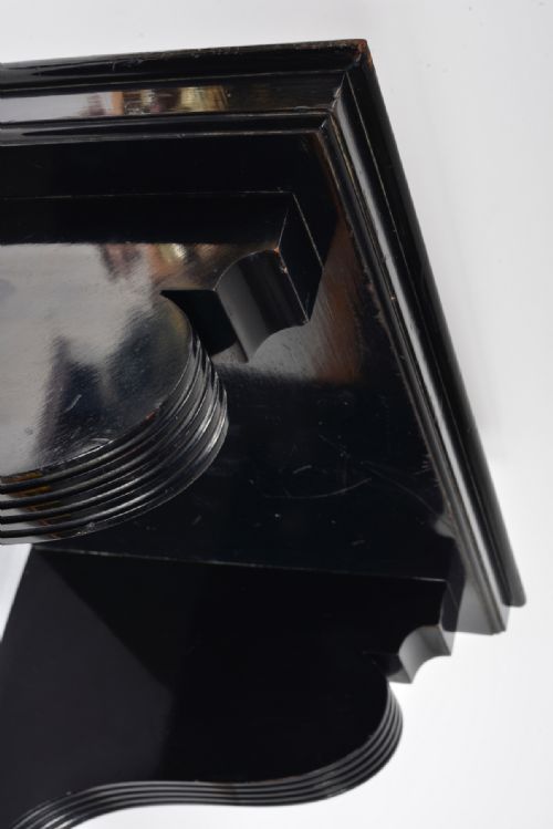EBONISED WALL DISPLAY BRACKET C1900 - ADDITIONAL PHOTO 7