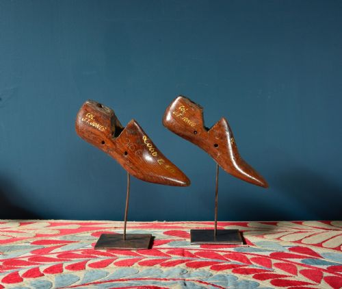 VICTORIAN PADOUK WOOD SHOE LASTS BY LOBB AND CO ST JAMES LONDON C1880 - ADDITIONAL PHOTO 6