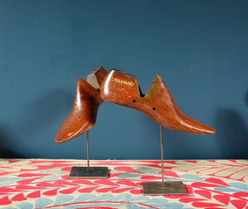 VICTORIAN PADOUK WOOD SHOE LASTS BY LOBB AND CO ST JAMES LONDON C1880 - ADDITIONAL PHOTO 7