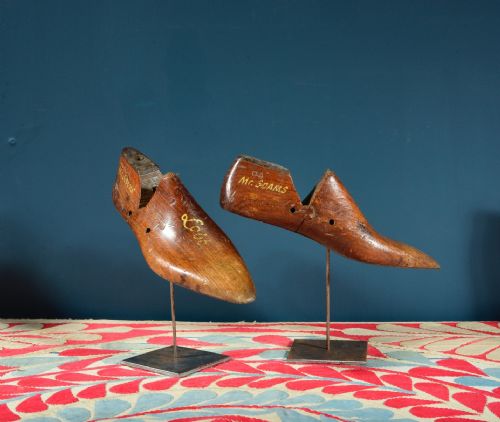 VICTORIAN PADOUK WOOD SHOE LASTS BY LOBB AND CO ST JAMES LONDON C1880 - ADDITIONAL PHOTO 8