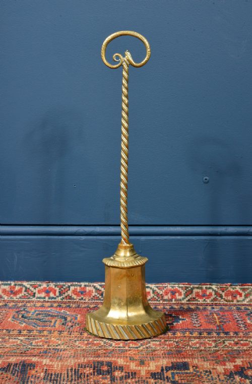 regency brass doorstop door porter c1820 - CATEGORY: ANTIQUE MISCELLANEOUS - DATED REGENCY