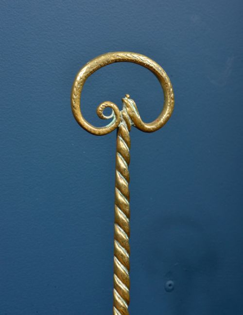 REGENCY BRASS DOORSTOP DOOR PORTER C1820 - ADDITIONAL PHOTO 2