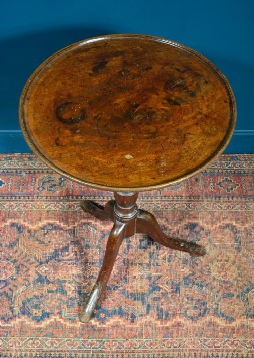 GEORGE III MAHOGANY TRIPOD WINE TABLE C1790 - ADDITIONAL PHOTO 2