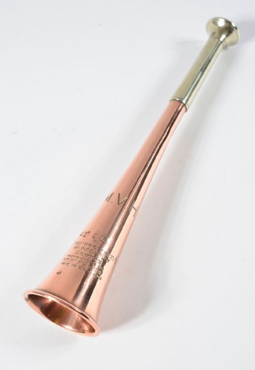 SWAINE ADENEY KOHLER HUNTING HORN INITIALLED MVH - ADDITIONAL PHOTO 10