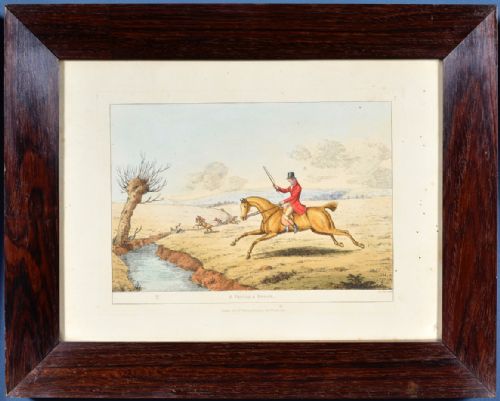SET OF SIX ROBERT FRANKLAND AQUATINTS 'INDISPENSABLE ACCOMPLISHMENTS' 1811 ROSEWOOD FRAMES ROWLEY GALLERY CHRISTIES - ADDITIONAL PHOTO 6