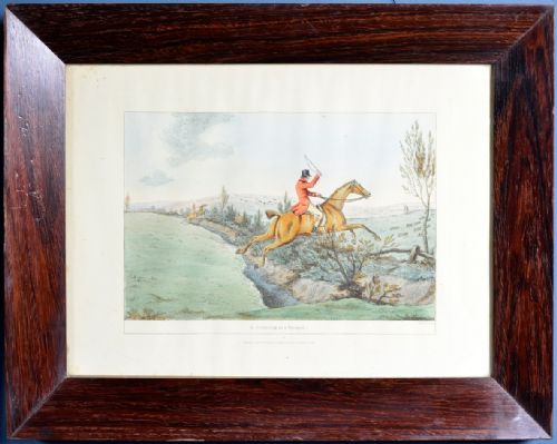 SET OF SIX ROBERT FRANKLAND AQUATINTS 'INDISPENSABLE ACCOMPLISHMENTS' 1811 ROSEWOOD FRAMES ROWLEY GALLERY CHRISTIES - ADDITIONAL PHOTO 7