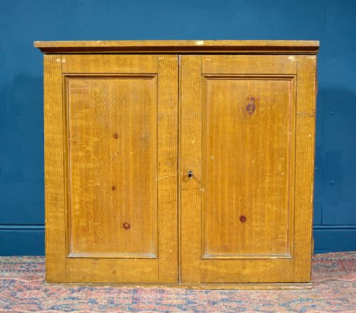 VICTORIAN SOLICITORS PIGEON HOLE CUPBOARD ORIGINAL SCUMBLED PAINT FINISH BY THOMAS MANCHIP BRIDGWATER - ADDITIONAL PHOTO 19