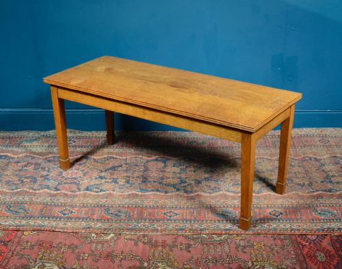 GOLDEN OAK WINDOW SEAT OR BENCH - ADDITIONAL PHOTO 4