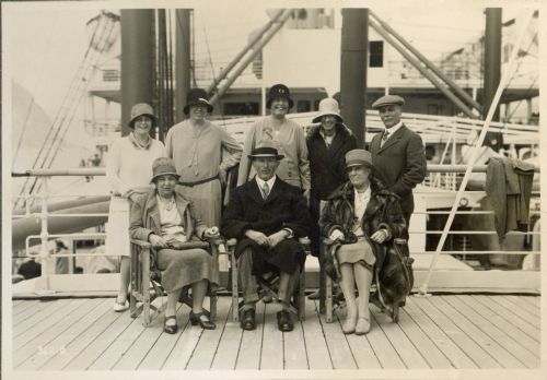 a fine 1920's30's european tour leather photograph album - CATEGORY: ANTIQUE MISCELLANEOUS - DATED 1920