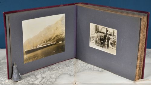 A FINE 1920'S30'S EUROPEAN TOUR LEATHER PHOTOGRAPH ALBUM - ADDITIONAL PHOTO 4