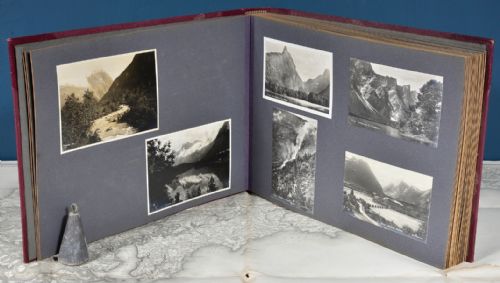 A FINE 1920'S30'S EUROPEAN TOUR LEATHER PHOTOGRAPH ALBUM - ADDITIONAL PHOTO 5