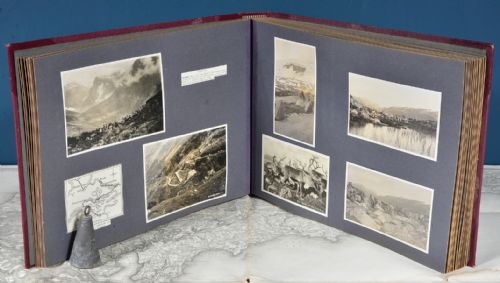A FINE 1920'S30'S EUROPEAN TOUR LEATHER PHOTOGRAPH ALBUM - ADDITIONAL PHOTO 10