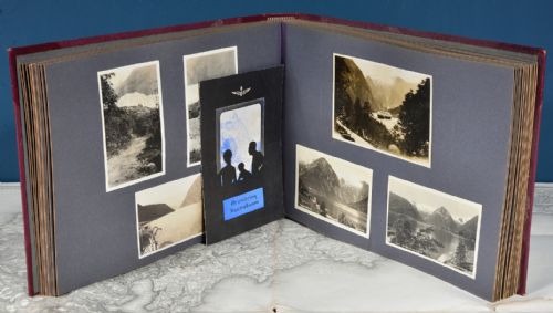 A FINE 1920'S30'S EUROPEAN TOUR LEATHER PHOTOGRAPH ALBUM - ADDITIONAL PHOTO 13