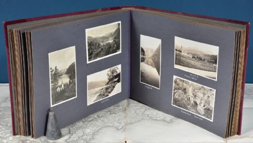 A FINE 1920'S30'S EUROPEAN TOUR LEATHER PHOTOGRAPH ALBUM - ADDITIONAL PHOTO 15