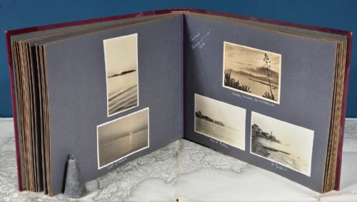 A FINE 1920'S30'S EUROPEAN TOUR LEATHER PHOTOGRAPH ALBUM - ADDITIONAL PHOTO 16