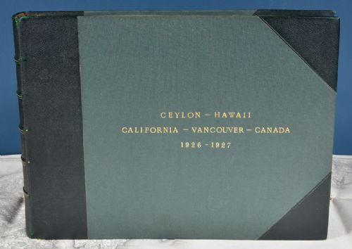 A FINE 1920'S WORLD TOUR LEATHER PHOTO ALBUM - ADDITIONAL PHOTO 1